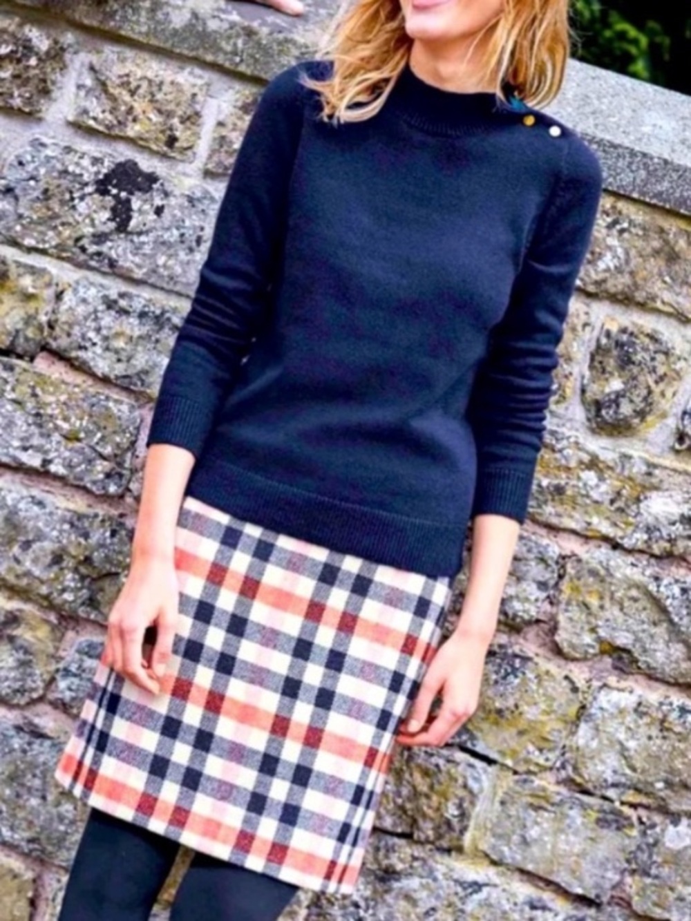 14R Tweed mini skirt
